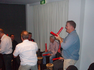 Salvation Army Interactive Drumming Holiday Inn Melbourne Airport